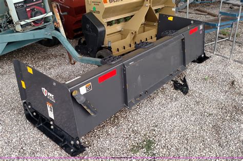 6 foot snow box blade for skid steer|6' skid steer box plow.